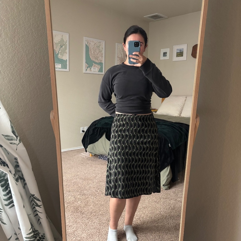 Max Studio Patterned Skirt